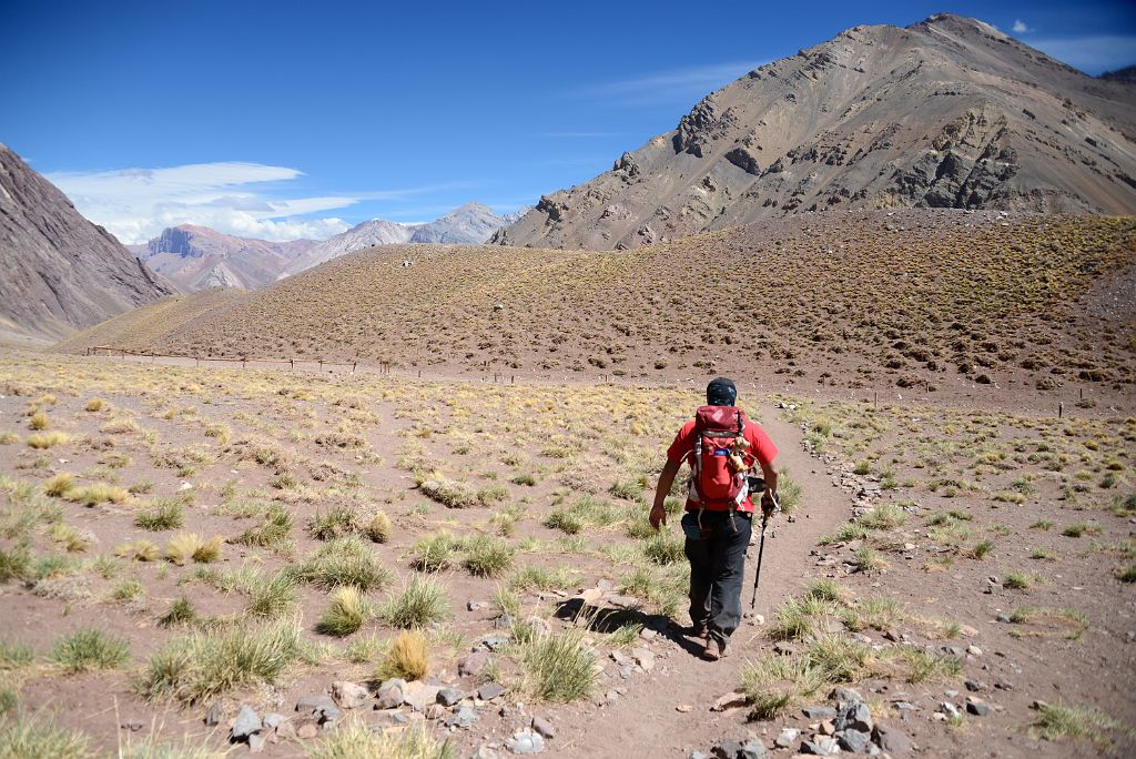 21 Leaving Confluencia 3428m To Exit The Aconcagua Park To Penitentes